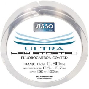 Asso Πετονιά Ultra Low Stretch Fluorocarbon Coated 150m